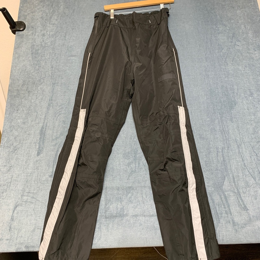 Compass 360 Track Pants Mens Medium Black Straight Leg Running Gym Performance